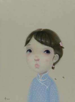 Liu TingTing: No Way (�l auf Leinwand); Quelle: Galerie 99, Aschaffenburg